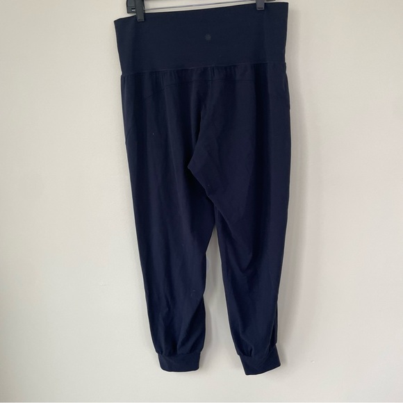 Athleta Salutation Jogger Powervita Navy Blue 1X 531288 High Rise Leggings - Picture 7 of 11